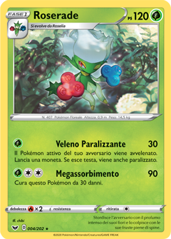 Roserade 004/202 Reverse NM (ITA)