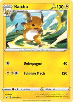 Raichu 066/202 NM (ITA)