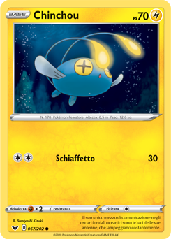 Chinchou 067/202 Reverse NM (ITA)