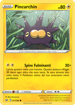 Pincurchin 077/202 Reverse NM (ITA)