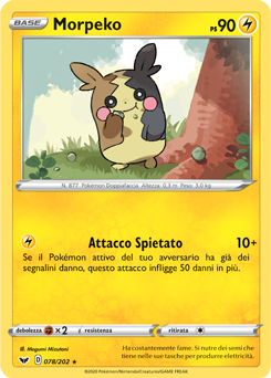 Morpeko 078/202 Reverse NM (ITA)