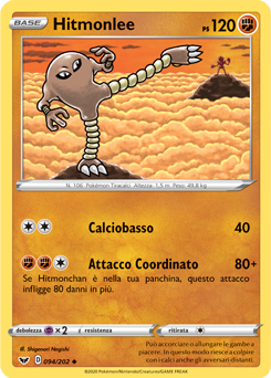 Hitmonlee 094/202 Reverse NM (ITA)
