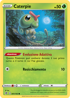 Caterpie 001/192 NM (ITA)