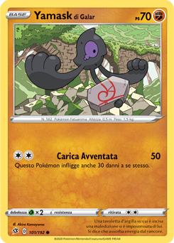 Yamask di Galar 101/192 NM (ITA)
