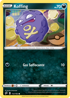 Koffing 112/192 Reverse NM (ITA)