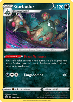 Garbodor 118/192 Reverse NM (ITA)
