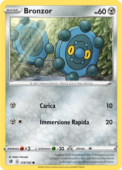 Bronzor 129/192 Reverse NM (ITA)