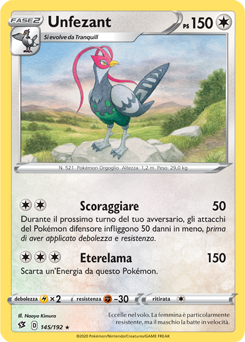 Unfezant 145/192 Reverse NM (ITA)