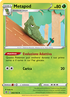 Metapod 002/192 NM (ITA)