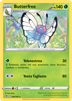 Butterfree 003/192 NM (ITA)