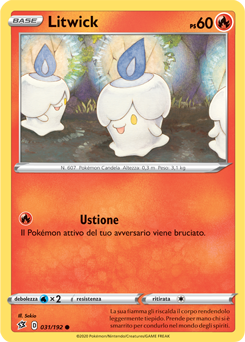 Litwick 031/192 Reverse NM (ITA)