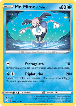 Mr. Mime di Galar 037/192 NM (ITA)