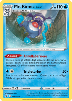 Mr. Rime di Galar 038/192 NM (ITA)