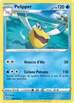 Pelipper 042/192 Reverse NM (ITA)