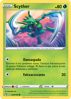 Scyther 004/192 Reverse NM (ITA)