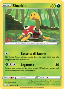 Shuckle 005/192 Reverse NM (ITA)