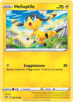 Helioptile 063/192 Reverse NM (ITA)