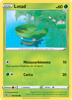 Lotad 007/192 Reverse NM (ITA)