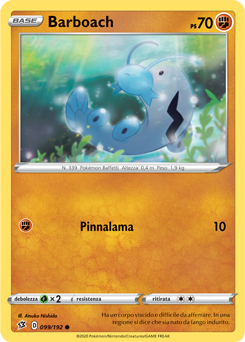 Barboach 099/192 Reverse NM (ITA)