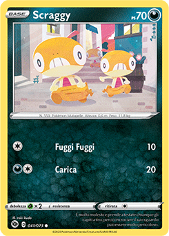 Scraggy 041/073 Reverse NM (ITA)