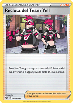 Recluta del Team Yell 067/073 Reverse NM (ITA)
