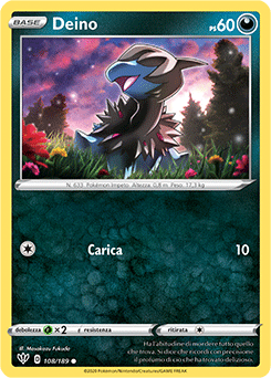 Deino 108/189 Reverse NM (ITA)