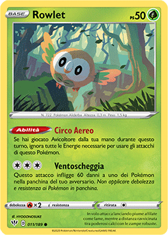 Rowlet 011/189 Reverse NM (ITA)
