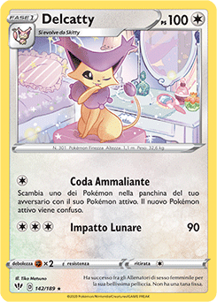 Delcatty 142/189 Reverse NM (ITA)