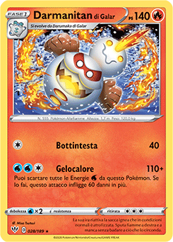 Darmanitan di Galar 028/189 Reverse NM (ITA)