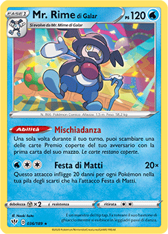 Mr. Rime di Galar 036/189 NM (ITA)
