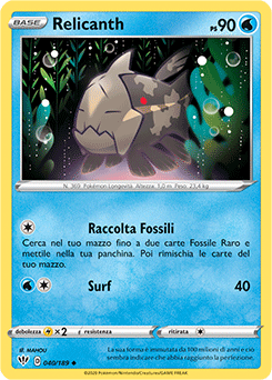Relicanth 040/189 Reverse NM (ITA)