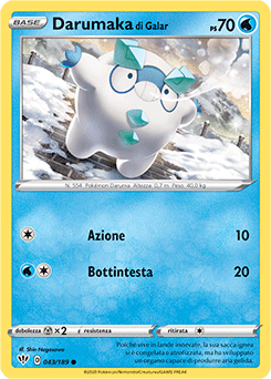 Darumaka di Galar 043/189 Reverse NM (ITA)