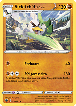 Sirfetch’d di Galar 098/189 Reverse NM (ITA)