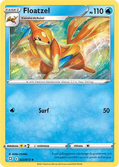 Floatzel 23/73 Reverse NM (ITA)