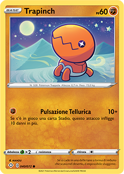 Trapinch 40/73 Reverse NM (ITA)