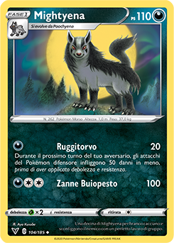 Mightyena 104/185 Reverse NM (ITA)
