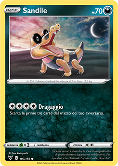 Sandile 107/185 Reverse NM (ITA)