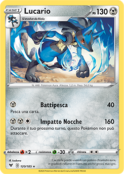 Lucario 120/185 Reverse NM (ITA)