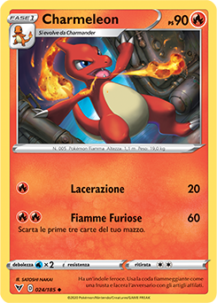 Charmeleon 024/185 Reverse NM (ITA)