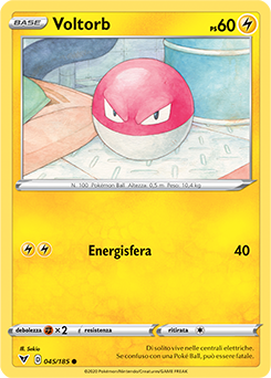 Voltorb 045/185 Reverse NM (ITA)