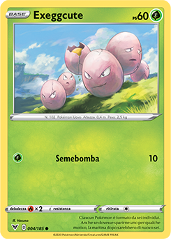 Exeggcute 004/185 Reverse NM (ITA)