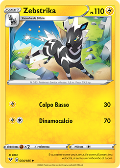 Zebstrika 054/185 Reverse NM (ITA)