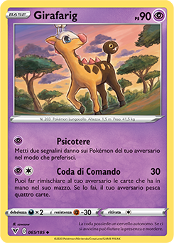 Girafarig 065/185 Reverse NM (ITA)