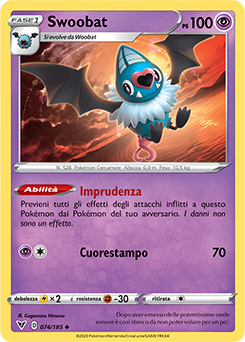 Swoobat 074/185 Reverse NM (ITA)