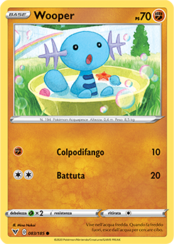 Wooper 083/185 Reverse NM (ITA)