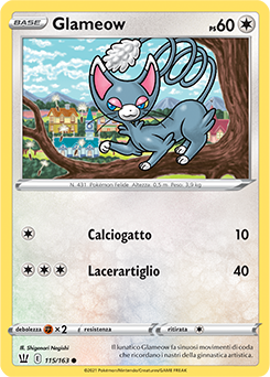 Glameow 115/163 Reverse NM (ITA)