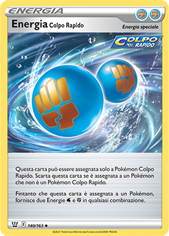 Energia Colpo Rapido 140/163 Reverse NM (ITA)