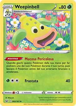 Weepinbell 002/163 NM (ITA)