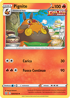 Pignite 024/163 Reverse NM (ITA)