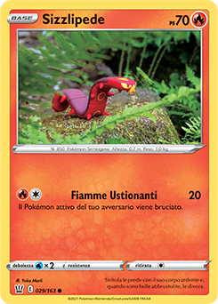 Sizzlipede 029/163 Reverse NM (ITA)
